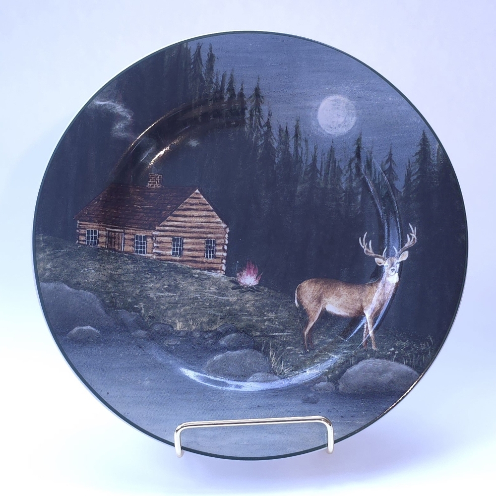 Deer Plate Designed by David Carter Brown Made in‎ Sakura Indonesia